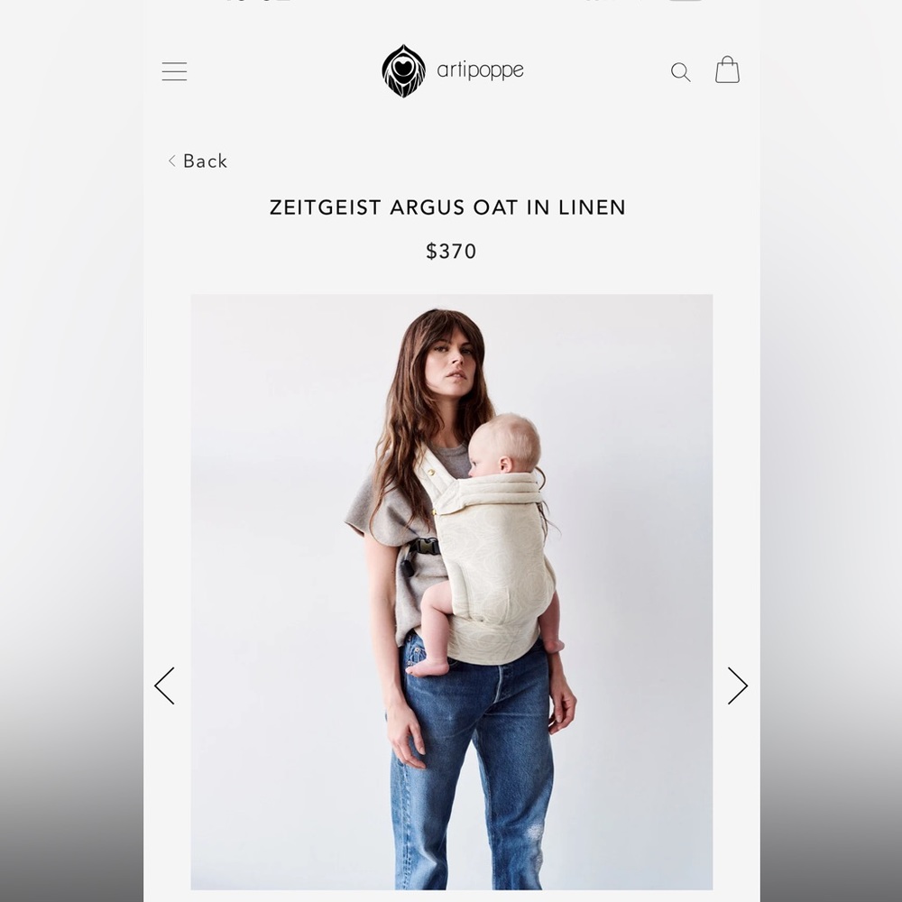 Baby carrier Antipoppe